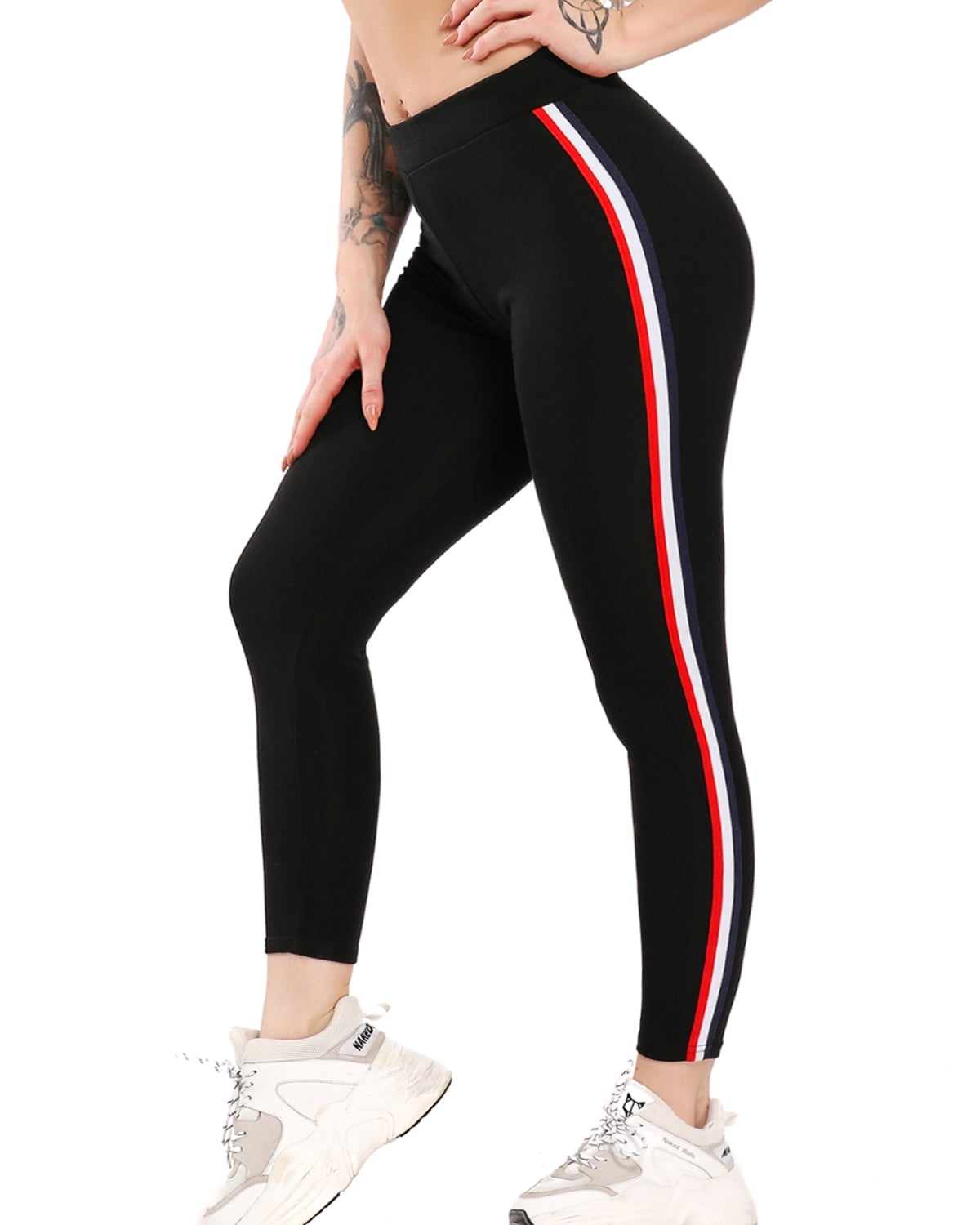 SEASUM Women's High Waist Yoga Leggings 