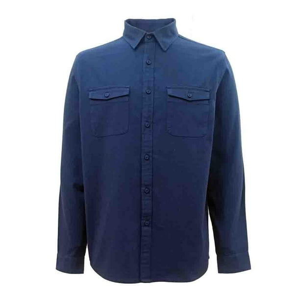 Camisa Simply Basic Para Hombre Talla M Color Azul