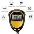thumbnail image 2 of Waterproof Stopwatch Digital Handheld LCD Timer Chronograph Sports Counter with Strap for Swimming Running Football Training, 2 of 8