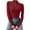 Red, variant on Thermal Shirt for Women Long Sleeve turtleneck T Shirt Undershirt Fitted Tops for Women Fall Fashion Must Haves Womens Casual Tops