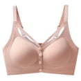thumbnail image 2 of Hrsba Back Smoothing Bras For Women,Solid Color Lift Side Support Sag Wireless Bra, 2 of 3
