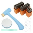 thumbnail image 3 of Metal Letter Punch, Mirror Finished Durable Stable Metal Stamps Set  Plated  For Jewelry Making, 3 of 8