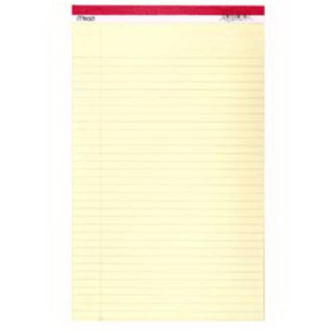 9 Yellow Lined Pads 5 x 8 inch Perforated Premium Paper Mead Cambridge FREE SHIP 