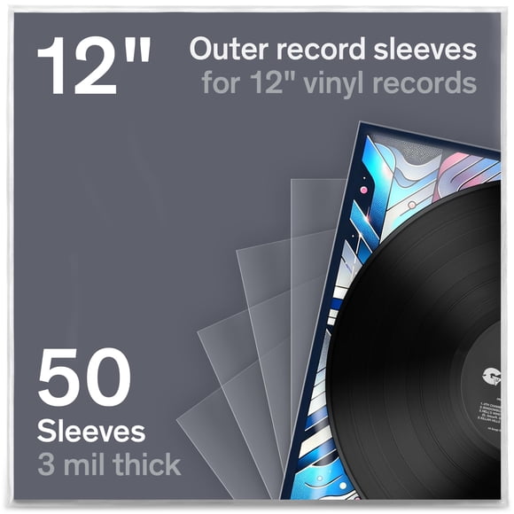 Fundas de vinilo para discos Boundless Audio 50 Premium Outer 12.75 pulgadas