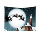thumbnail image 2 of Tapiz Colgante onlyliua Fondo de Adornos navideños 150 X 230 cm, 2 of 7