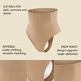thumbnail image 5 of WULMLEO Women's High Waisted Tummy Control Thong Shapewear Briefs for Recovery Complexion M, 5 of 6
