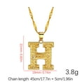 thumbnail image 3 of Jewelry VerPetridure Women Gift 26 English Letter Name Chain Pendant Necklaces Jewelry, 3 of 4