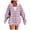 Pink, variant on Scyoekwg Zip Up Jackets for Women Fall Fashion Striped Long Sleeve Sweatshirt Oversized Hooded Y2k Streetwear Outwear With Pocke (Red,XL)