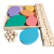 thumbnail image 5 of Montessori Educational Marble Tree Toy Rainbow Music Sounding Trees Wooden, 5 of 9