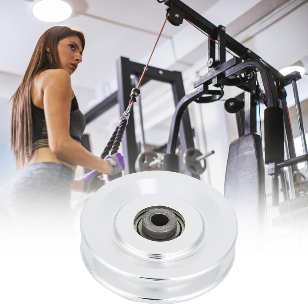 Kritne Fitness Pulley,Aluminium Alloy Fitness Pulley Home Gym