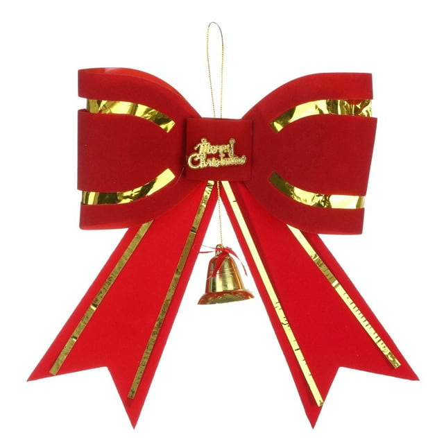 Décorations de Noël Intérieures Couronnes Rouges Nœuds Nœud de Noël Nœuds Décoratifs pour Décoration d'Ornement de Maison Décorations de Noël pour la Maison