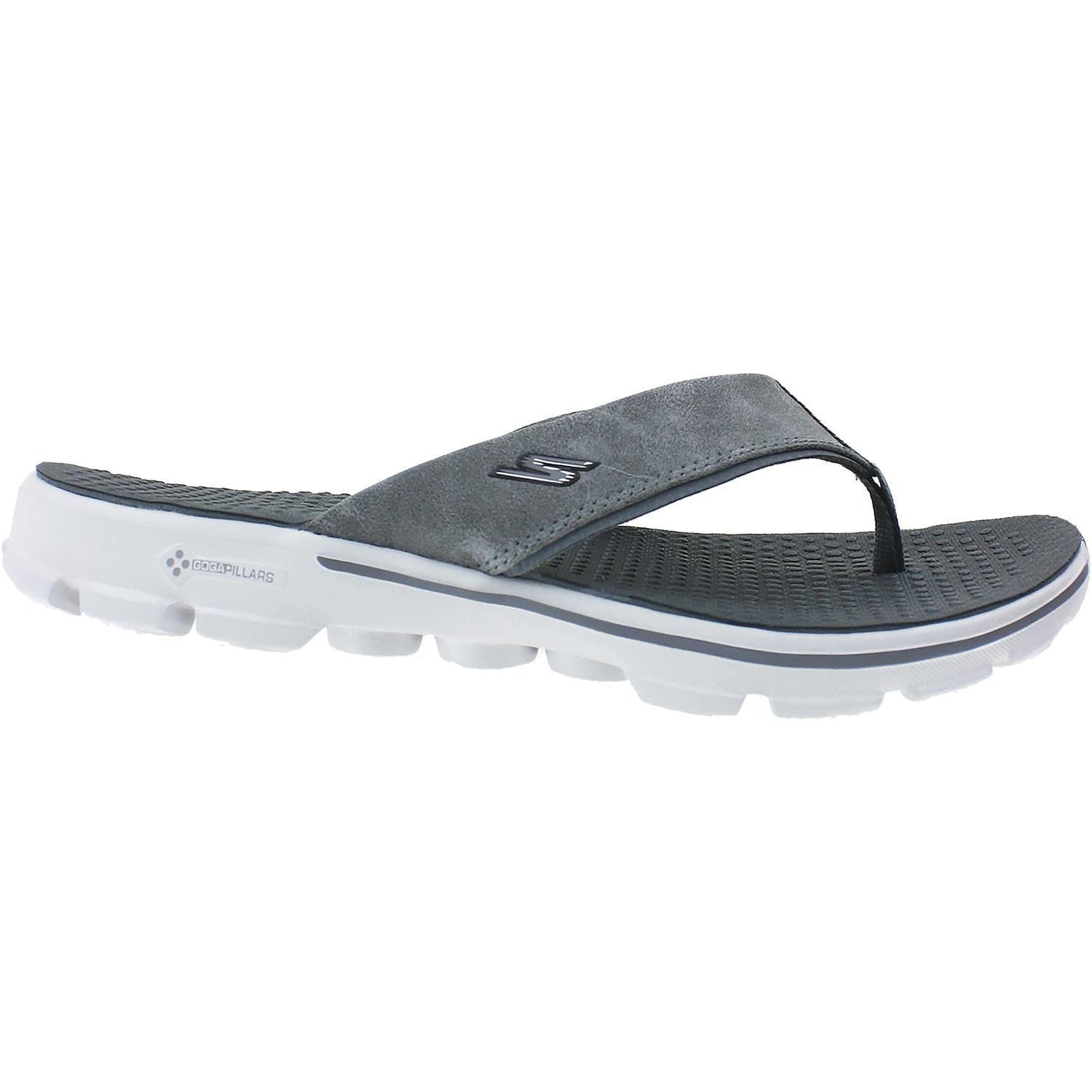 skechers performance men's go walk flip flop