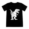 thumbnail image 4 of Vêtements Garçon Enfant Vêtements d'Été Col Rond Dinosaure T-Shirt à Manches Courtes Ensemble T-Shirt et Short 7-8 Ans Shorts Garçon, 4 of 5