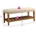 thumbnail image 2 of Bowery Hill Banc Beige et Chêne, 2 of 6