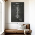 thumbnail image 2 of Elephant Stock Football Bw Patent Wall Art - Vertical Canvas Wall Art - Hallway Wall Decor - Patent Canvas - White And Black Decor - 34" x 51", 2 of 8
