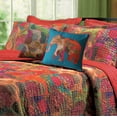 thumbnail image 3 of Greenland Home Fashions Jewel Kantha-Quilted Decorative Boho Pillows,Stuffed, 100% Cotton Removable Covers, Set of 2, 3 of 7