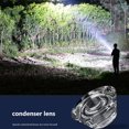 thumbnail image 2 of Linterna USB LED 280LM Brillante 3 Modo Exterior Hogar Camping Antorcha Negro, 2 of 6