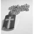thumbnail image 6 of SERENITY PRAYER AROUND CROSS SOLID THICK STAINLESS STEEL RELIGION NECKLACE, 6 of 6