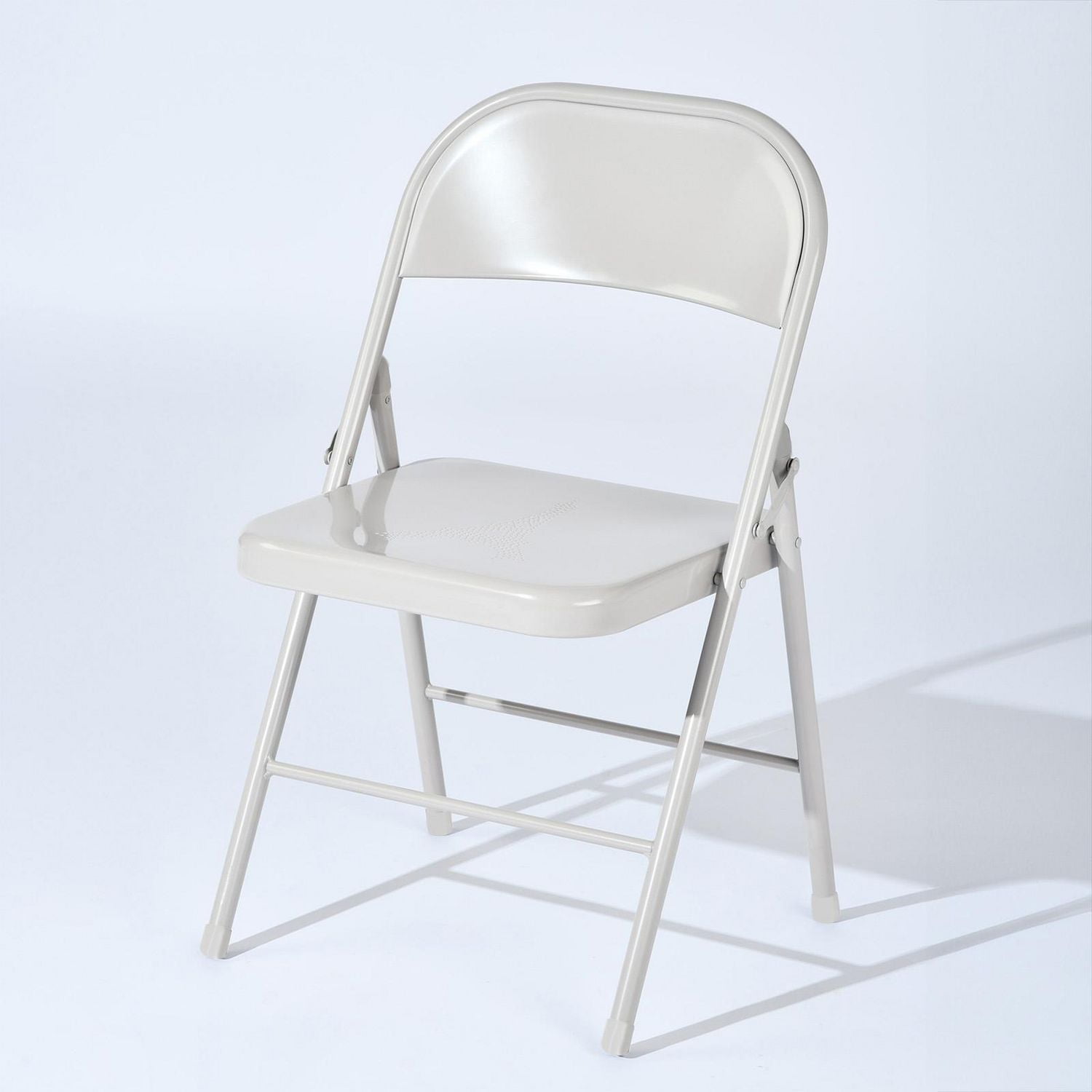 Ensemble de 4 chaises de salle à manger Homy Casa - Chaises pliantes robustes, couleurs Morandi tendance pour la maison et le travail, bleu/rose/gris