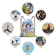 thumbnail image 6 of Netaao Bluey for Drawstring Backpack Bag Sport Gym Sackpackfor Sports, Gym, Travel, Swimming, Beach-Small, 6 of 6