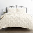 thumbnail image 4 of Noble Linen's 3 Piece Pinch Pleat Duvet Cover Set, 4 of 6