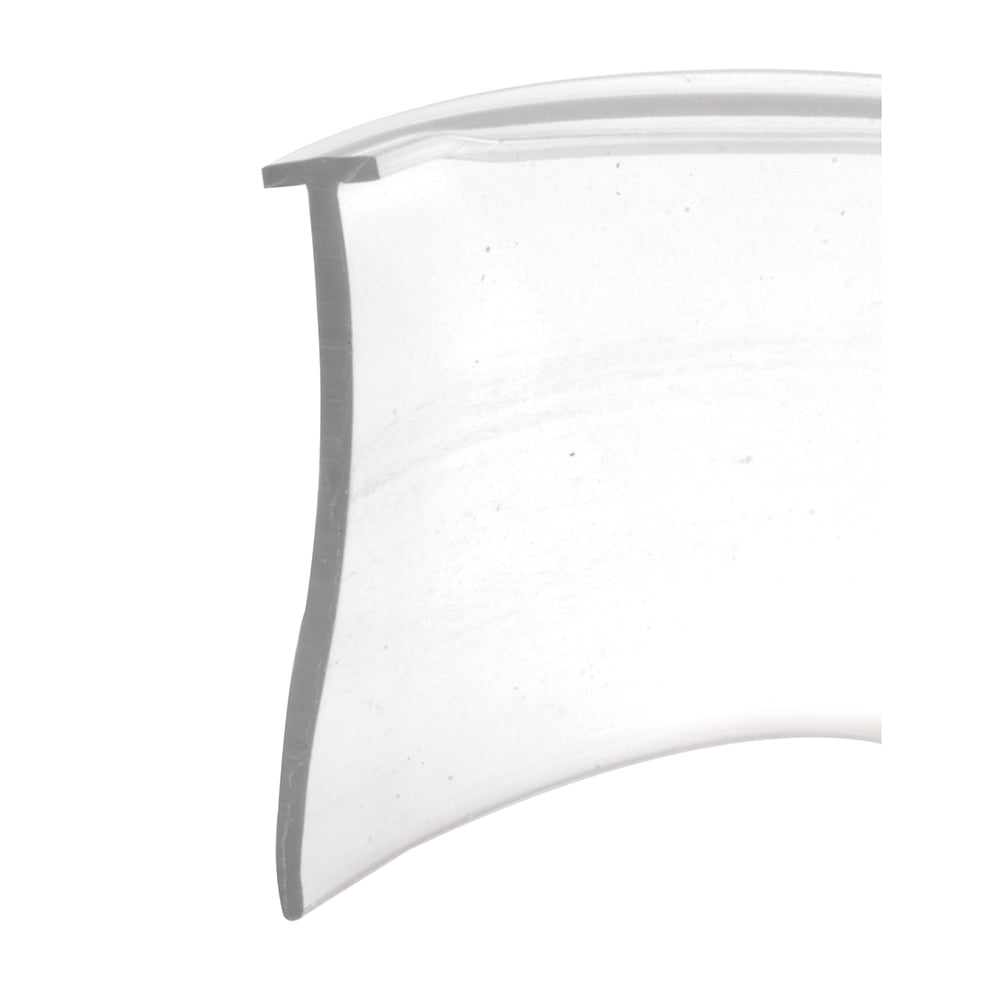 Slide-Co 194342 5/32 in. x 36 in. Clear Vinyl, Tee, Shower Door Bottom Seal