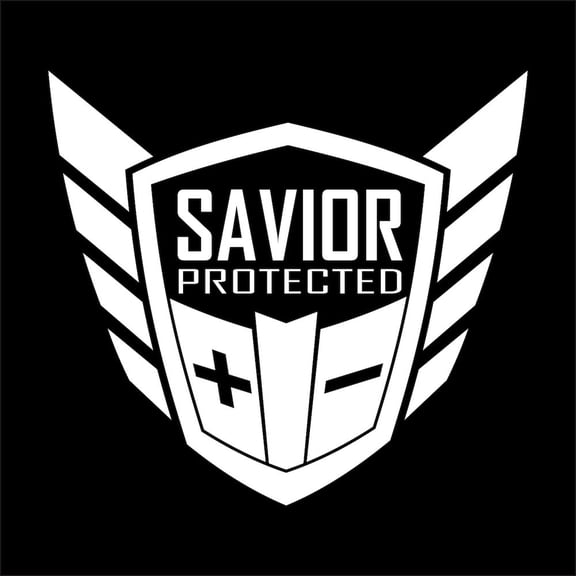 Vp Racing Savior Window Decal Each White