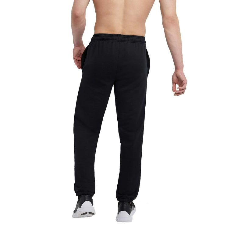 Champion Men s and Big Men s Powerblend Fleece Relaxed Bottom Pants up to Size 4XL Walmart