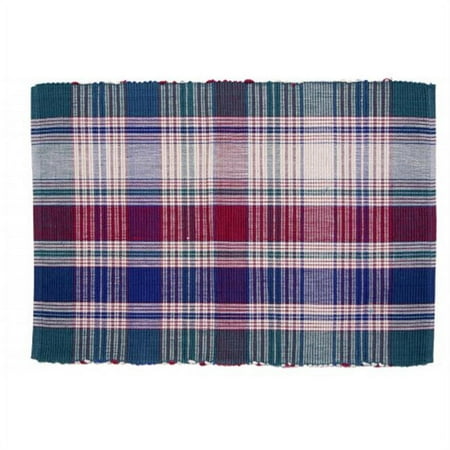 

AG-01281S-4 19 in. Ribbed Placemats Moorpark Jewel - Set of 4