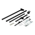 thumbnail image 2 of StarTech.com Ceiling TV Mount - 8.2' to 9.8' Long Pole - Full Motion - Supports Displays 32" to 75" - For VESA Mount Compatible TVs (FPCEILPTBLP) - Bracket - for flat panel - heavy duty steel - black - screen size: 32"-70" - ceiling mountable - for P/N: HDMIPLATE, 2 of 8