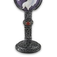 thumbnail image 3 of Pewter Look Celtic Knot Unicorn Head Wine Goblet, 3 of 3