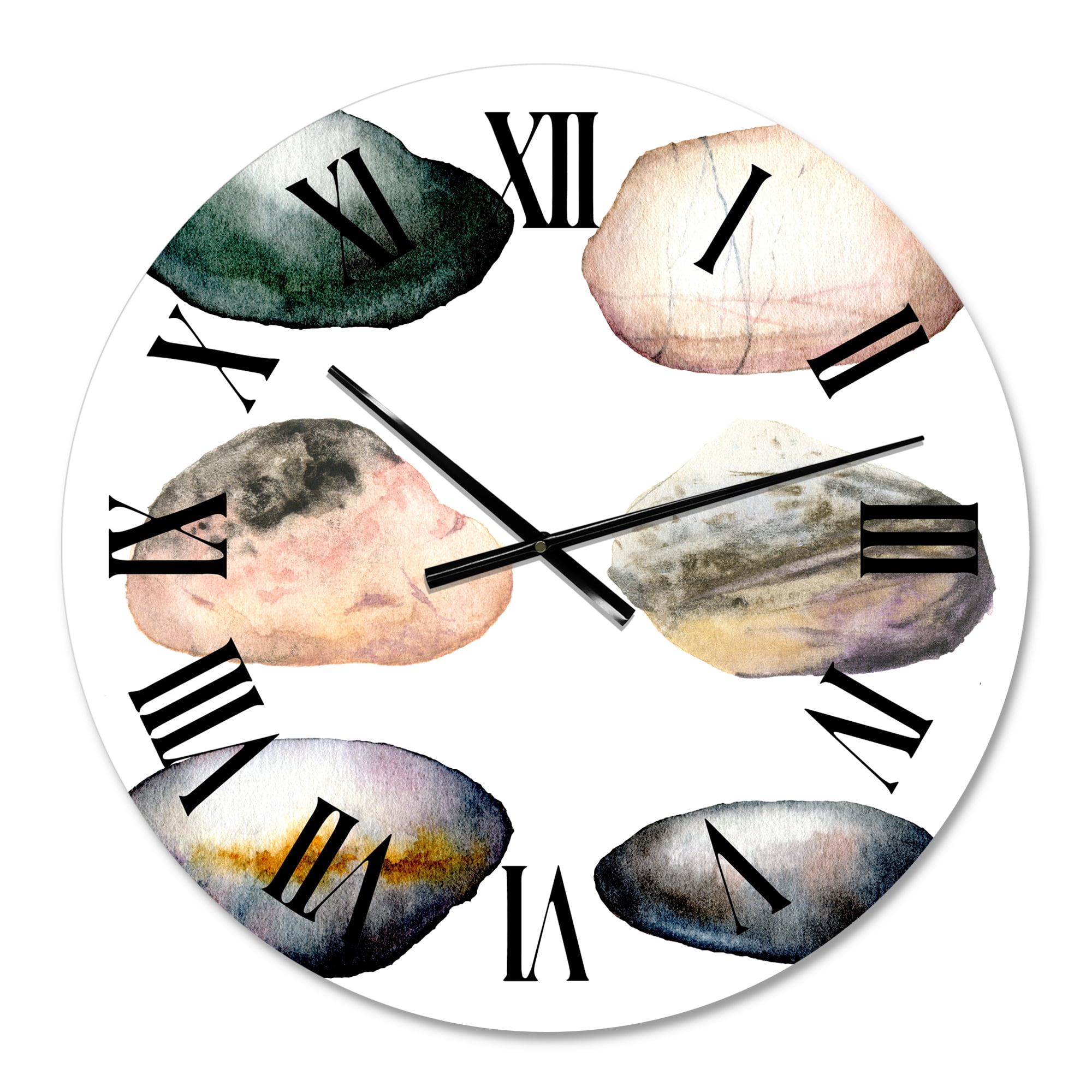 Designart 1 in Coastal Wall Clock