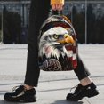 thumbnail image 2 of Easygdp Retro American Eagle A Mochila Ligera de 15 Pulgadas para Estudiantes, Mochila Cómoda para la Escuela y Viajes, Correas Ajustables, 2 of 6
