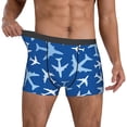 thumbnail image 2 of Kdxio Men's Boxer Briefs with Airplanes in the Sky Print - Comfortable and Breathable Underwear for Everyday Wear, 2 of 7