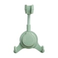 thumbnail image 1 of Soporte de ducha ajustable con ventosa verde sin taladrar - Cabezal de ducha ajustable en ángulo impermeable, con gancho para baño, sin clavos ni pegamento, ajustable,, 1 of 5