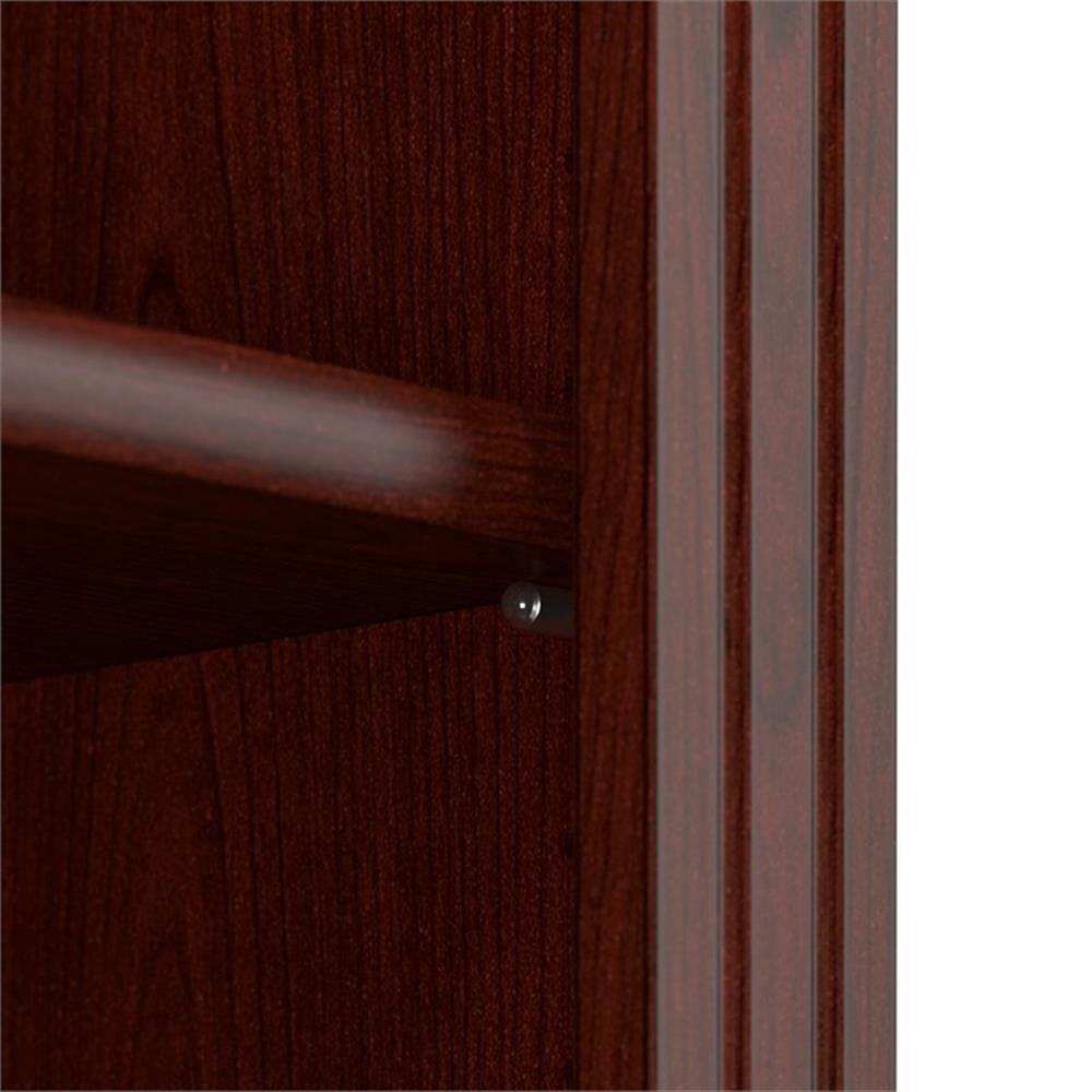 Bush Business Furniture Arlington Tall 5 Shelf Bookcase in Harvest Cherry