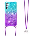 thumbnail image 3 of Funda para Samsung Galaxy A54 5G Brillantina Líquida Divertida Reluciente y con Cristales en Movimiento Cuerpo Cruzado con Cordón Ajustable, 3 of 5