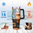 thumbnail image 4 of 40 OZ Happy Halloween Tumbler with Handle Vacuum Insulated Tumbler Gift for Women Men, 4 of 7
