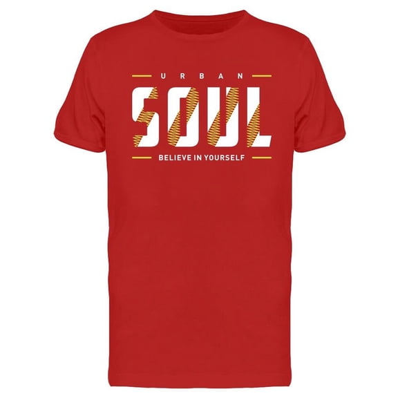 Urban Soul Design T-Shirt Men -Image by Shutterstock, Male Large