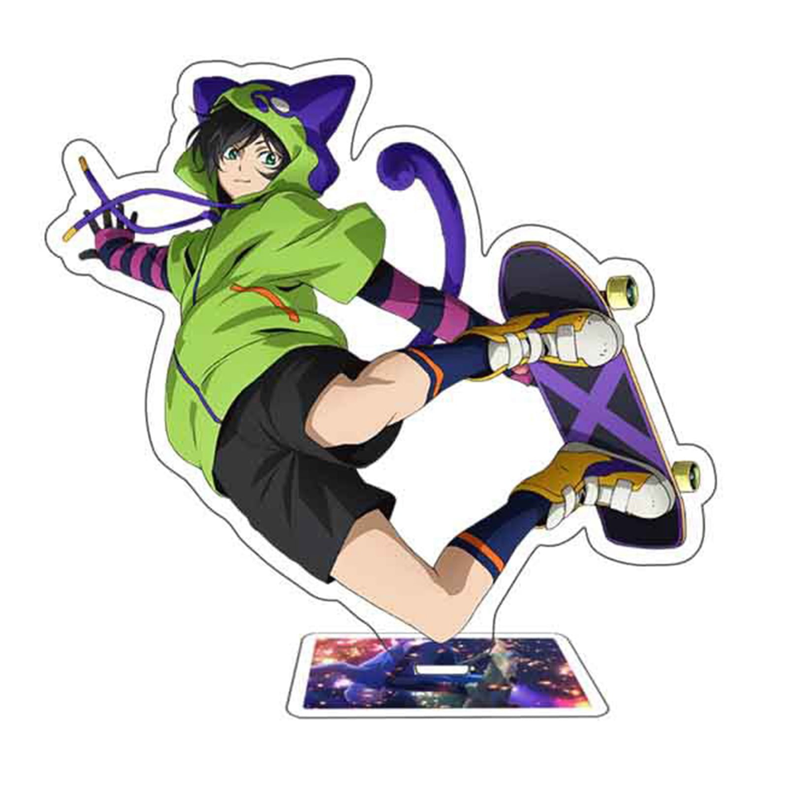 Anime SK8 the Infinity Kyan Reki Hasegawa Langa Acrylic Stand Figure