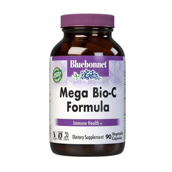 Bluebonnet Mega Bio-C Formula, High Potency Buffered Vitamin C, Immune Health*, 90 Count