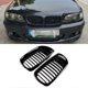 thumbnail image 3 of Gloss Black Front Hood Kidney Grill for - E46 3 Series 2002-2005 4D Sedan 318I 320I 323I 328I Front, 3 of 5