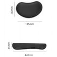 thumbnail image 2 of WarmTown Mouse Mat Pad With Gel Wrist Rest Support Gaming Mousepad Anti-Slip Comfortable Pad For Computer Laptop Office, 2 of 6