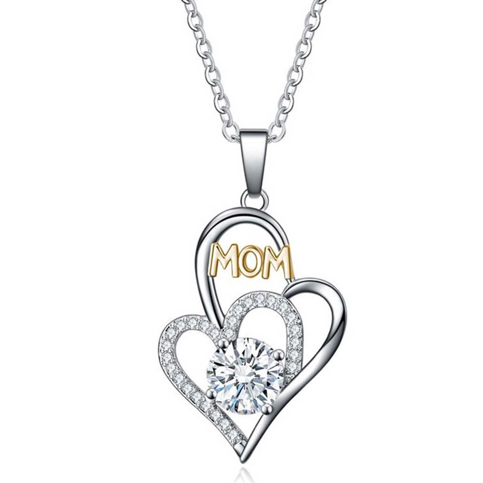 Silver Plated Love Clavicle Chain 