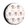 thumbnail image 1 of Balery Corgi With Santa Claus Hat Cubiertas para Neumáticos - Protector Resistente para Neumáticos de Camioneta, SUV, Remolque, Camper y RV-14 inch, 1 of 6