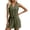 Green, variant on Short Sets for Women Relaxed Fit Sleeveless V Neck Button Vest and Shorts 2 Piece Matching Set Business Casual Work Sets