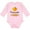 AD-Pink, variant on Inktastic Clearwater Florida Orange in Heart Boys or Girls Long Sleeve Baby Bodysuit