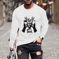 thumbnail image 2 of PuLe Men's Hoodie Men's Fashion Long Sleeve Oktoberfest T Shirt Casual Beer Pub Prints Sports Tops Mens A Shirt Men Shirt, 2 of 5