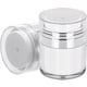 thumbnail image 2 of 2pcs frascos de crema dispensadores cosméticos frascos de muestra recargables botellas de bomba de plástico de vidrio 15 ml, 2 of 4