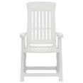 thumbnail image 2 of vidaXL Chaises Longues de Jardin 2 Pcs Blanc PP, 2 of 5